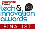 insurance times awards badge for tech and innovation awards finalist 2019