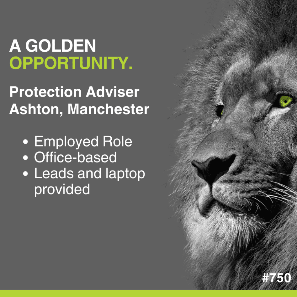 Vacancy artwork for Manchester-based Protection Adviser position