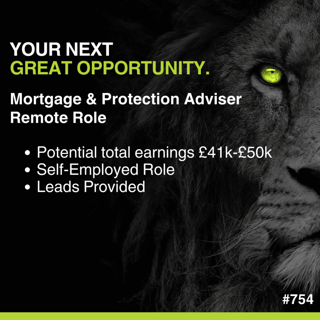 Vacancy artwork for self-employed Mortgage & Protection Adviser position